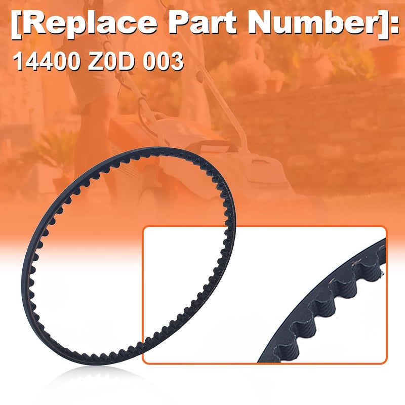 Mtanlo Timing Belt for Honda EB2000i EU2000i EU2200i GX100UT Generators # 14400-Z0D-003, Timing Belt. - Image 3